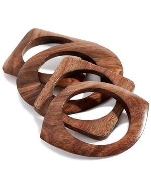 Kenneth Jay Lane Geometric Bangles - Multicolor