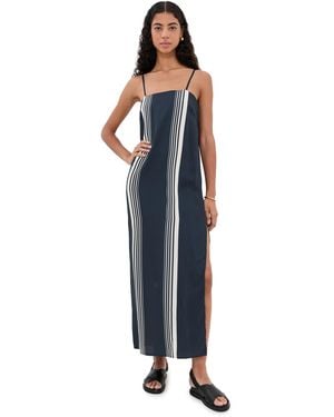 Rag & Bone Suki Stripe Maxi Dress - Blue