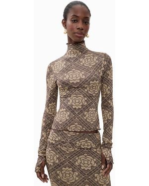SIR. Isola Long Sleeve Top - Multicolor