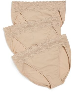 Natori Bliss Perfection French Bikini 3-Pack - Natural