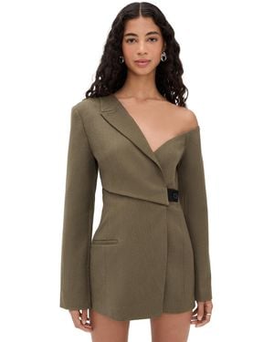 SIR. Sartoria Mini Dress - Green