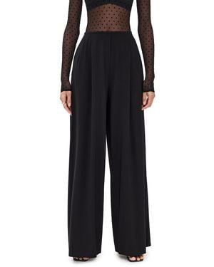 Norma Kamali Pleat Pants - Black