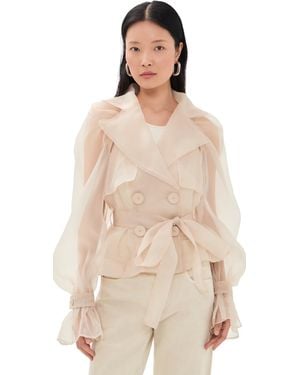 Aje. Renew Blouse - Natural