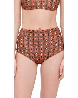 The Great The Reversible Bikini Bottoms - Multicolor