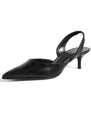 STAUD Sebastian Slingback Heels - Black