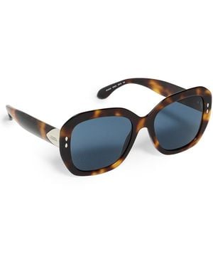 Isabel Marant Hexagonal Sunglasses - Blue