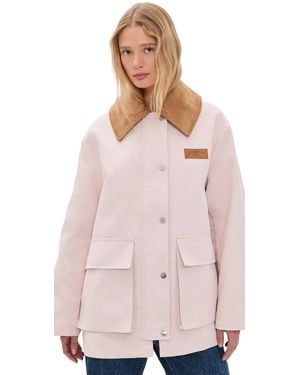 Ganni Heavy Twill Jacket - Pink