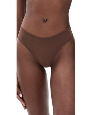 Skims Thong Panty - Brown