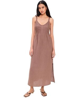 Splendid Stella Linen Pintuck Dress - Multicolor