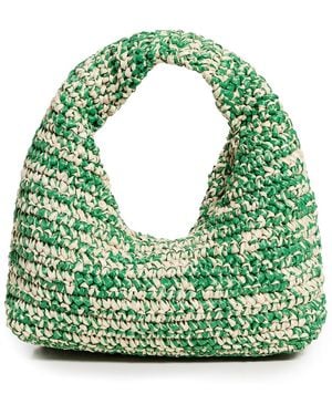 Maria La Rosa Nana Melange Bag - Green