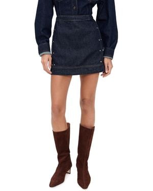 ALIGNE Hadley Denim Skirt - Blue