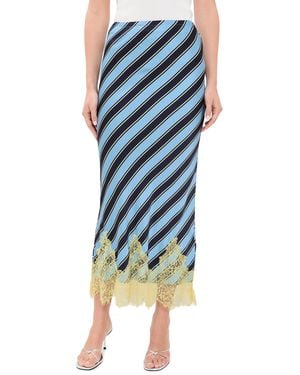 Never Fully Dressed Stripe Maeva Skirt - Blue