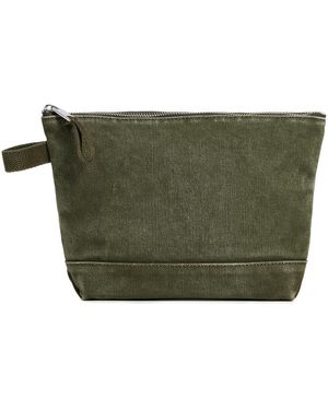 Alex Mill The Perfect Canvas Pouch - Green