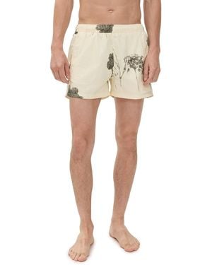 AUTO-REPLY Printed Sebastian Swim Trunks 4 - Natural