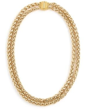 Shashi Double Olympia Necklace - White