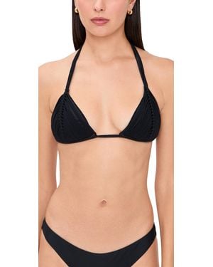 PQ Swim Isla Triangle Bikini Top - Black