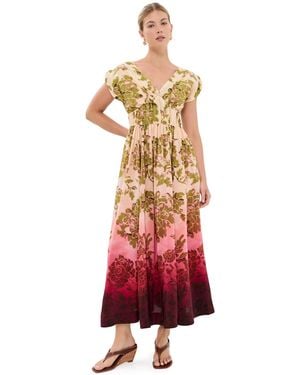 La DoubleJ Waldorf Silk Dress - Red