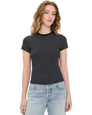 GOOD AMERICAN Super Stretch Baby Tee - Black