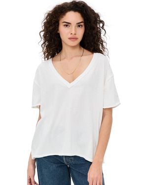 Free People Nina V Tee - White