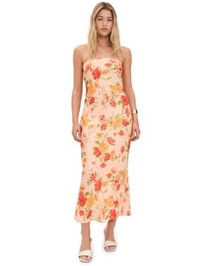 RESA Anna Slip Dress - Orange