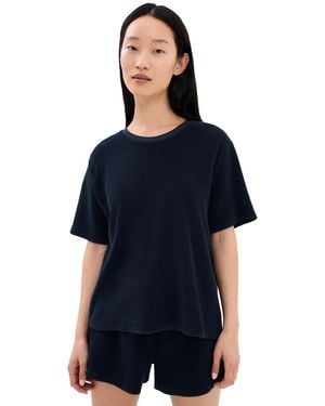 PERFECTWHITETEE Terry Crew Tee - Blue