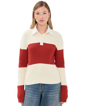 Lioness Prince Rugby Sweater - Red