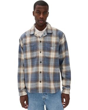 Obey Laurel Flannel Shirt - Blue