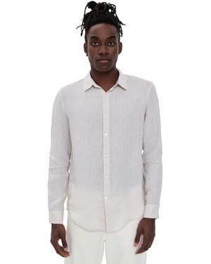 Club Monaco Italian Linen Shirt - White