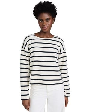 La Ligne Breton Long Sleeve Tee - Black