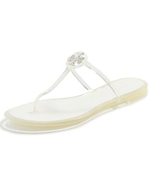Tory Burch Mini Miller Jelly Sandals - White