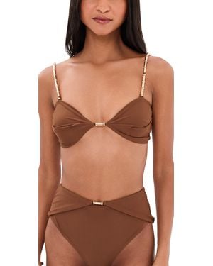 Devon Windsor Emmie Bikini Top - Black
