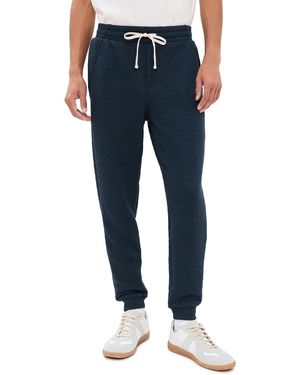 Marine Layer Corbet Quilted Sweatpants - Blue