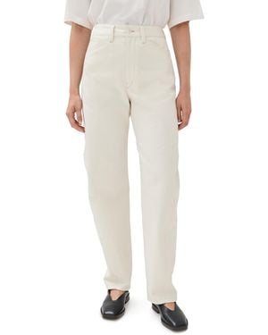 Lemaire Five Pocket Twisted Pants - White
