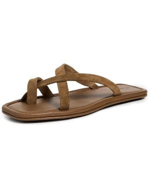 St. Agni Soft Strap Slides - Black