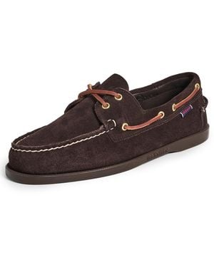 Sebago Portland Artisan Boat Shoes - Brown