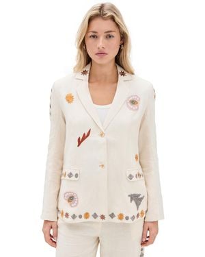 Carolina K Vera Blazer - Natural