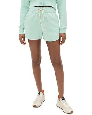 Les Tien Serena Scallop Shorts - Green