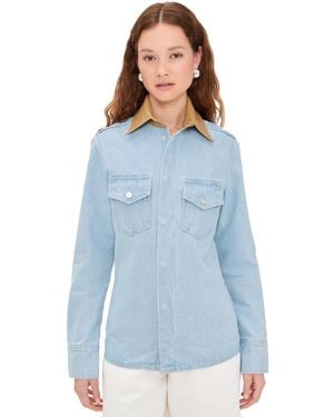 Nanushka Letisa Blouse - Blue