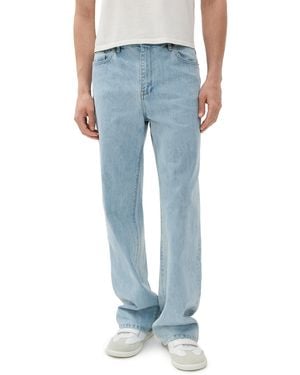 Jonathan Simkhai Poe Wide Leg Jeans - Blue
