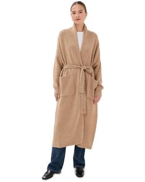SABLYN Sullivan Cashmere Belted Shawl Duster - Blue