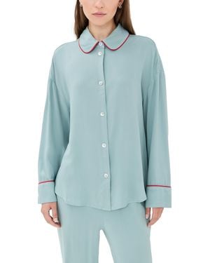 Sleeper Pastelle Oversized Shirt - Blue