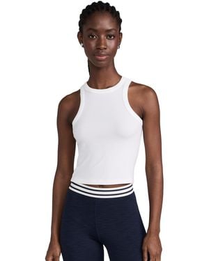 Splits59 Kiki Rib Crop Top - White
