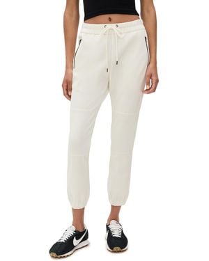 James Perse Matte Scuba Track Pants - White