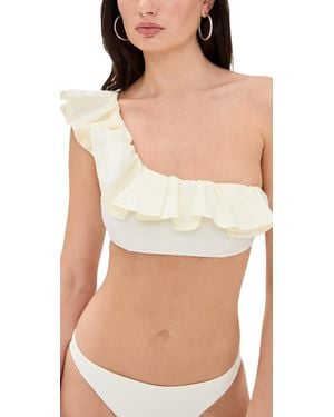 Tanya Taylor Sarita Bikini Top - Black