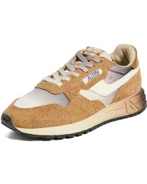 Autry Reelwind Low Suede Sneakers - White