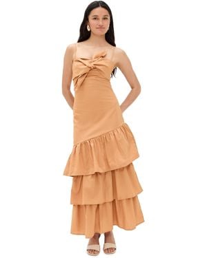 dress to Ruffled Cotton Dress - Multicolor