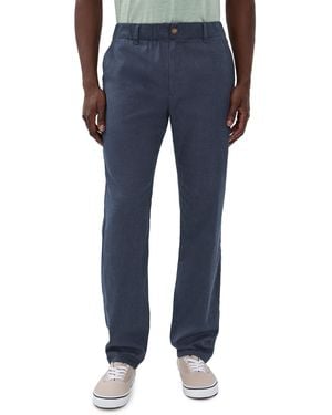 Marine Layer Saturday Hemp Chino Pants - Blue
