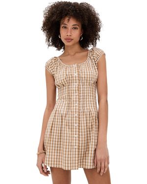 Frankie's Bikinis X Bella Hadid Mustang Cotton Minidress - Multicolor