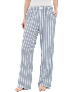 Eberjey Nautico Boxer Pants - Blue