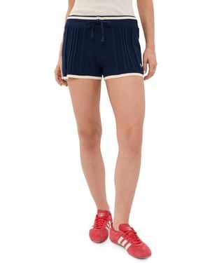 adidas Cable Knit Shorts - Blue